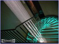 Żyrandol Światłowodowy Korona schodowe oświetlenie