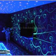 Oświetlenie LED na ścianie Fala Świetlna e-technologia