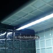 Listwy LED profile LED aluminiowe aranżacja oświetleniowa łazienki