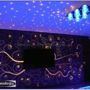 oświetlenie LED salonu i gwieździste niebo wyjątkowy salon
