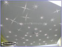 Zestaw Kryształowe Gwiazdy podświetlony strop