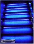 Listwy LED profile LED aluminiowe szklane schody