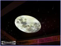 Sufit napinany Księżyc projekt księżyca na suficie