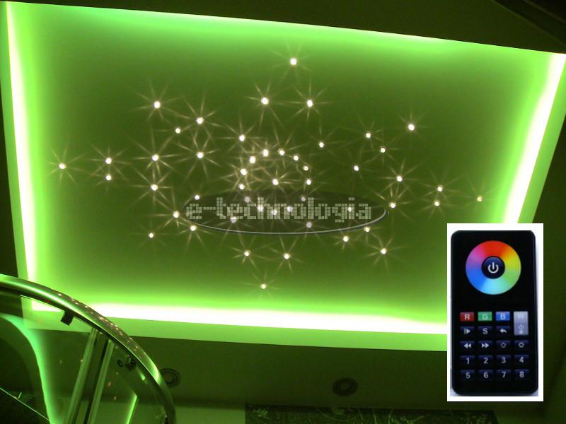 Sterownik LED RGB inteligentny PILOT dekoracyjne oswietlenie led e-technologia krakow krysztalowe gwiazdy