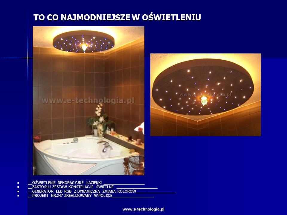 oświetlenie łazienki Kraków