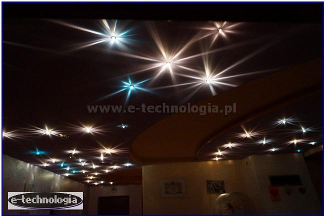 Zestaw Kryształowe Gwiazdy oświetlenie LED w mieszkaniu
