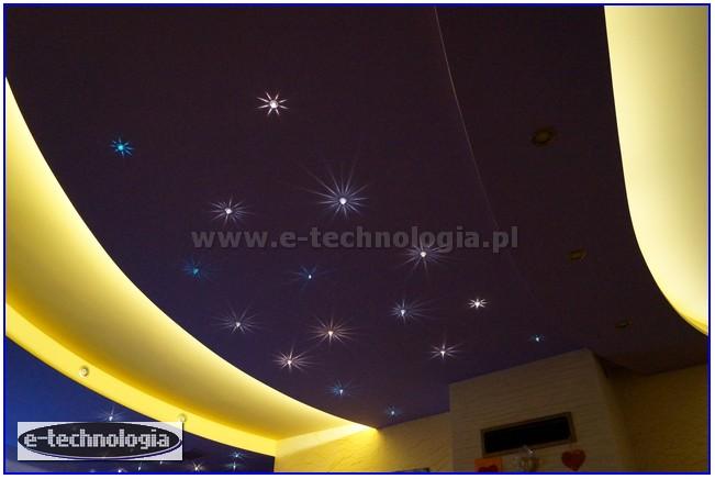 oświetlenie sufitowe LED sufity LED oświetlenie mieszkania