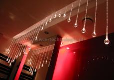 Oświetlenie łazienki - lampa światłowodowa Kryształowe Kule - dekoracje do łazienki E-TECHNOLOGIA