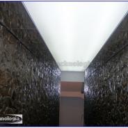 Sufit podświetlany na korytarzu E-TECHNOLOGIA