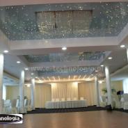 Oświetlenie dekoracyjne sali weselnej E-TECHNOLOGIA