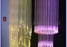 Żyrandol Światłowodowy Korona, kryształowe oświetlenie, najpiękniejsze dekoracje