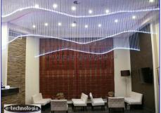 Zestaw Kurtyna Światłowodowa, oświetlenie LED do hotelu, dekoracje hotelowe