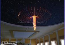 Żyrandol Światłowodowy Ośmiornica, najlepsze, najpiękniejsze żyrandole, prezentacja oświetlenia